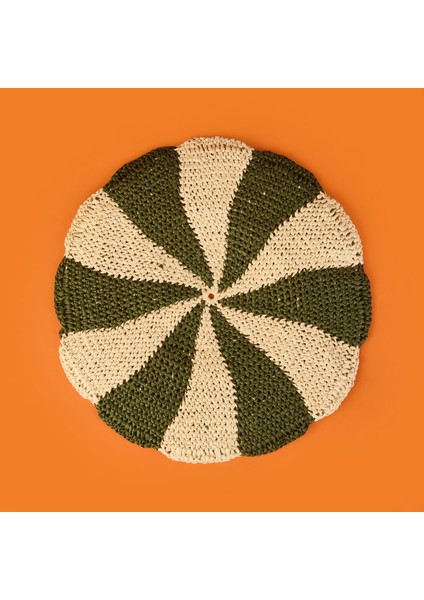 Soft Sucre Supla - Bej / Yeşil - 33X33 cm