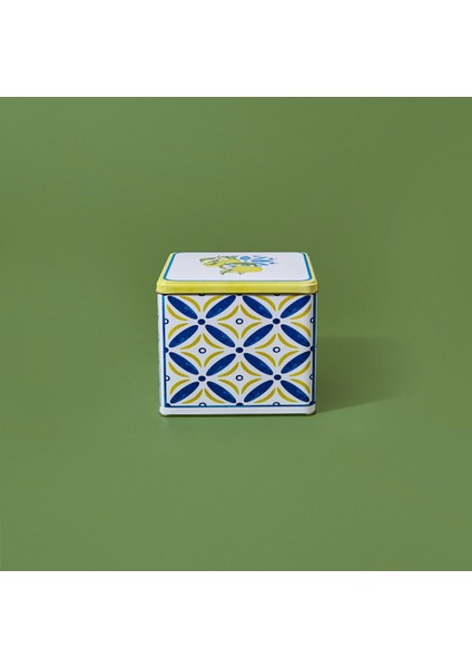 Limon Desenli Kare Kutu - Renkli - 14 cm fiyatları