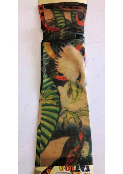 Çift Kol Giyilebilir Dövme Kartal Desenler Tattoo Sleeve fiyatları