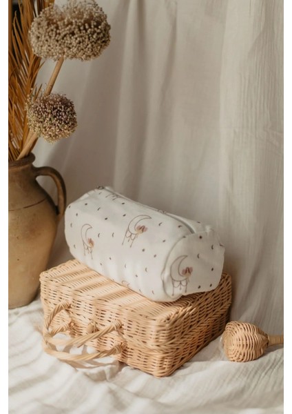 Peri 3 ' Lü Müslin Set (Müslin Örtü , Anne Düzenleyici Çanta, Şapka) indirimleri