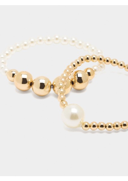 Inci Süslemeli Elastik Bileklik Seti fiyatları