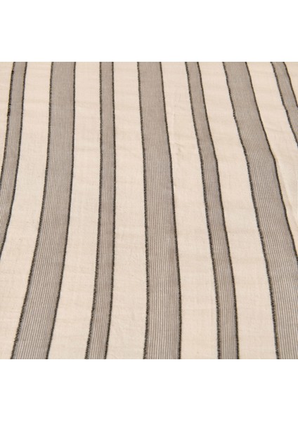 Soft Rene Ipliği Boyalı Çift Kişilik Nevresim Takımı - Beyaz / Antrasit modelleri