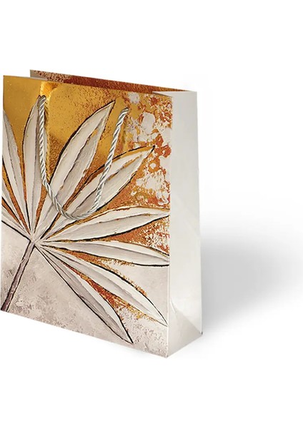 18X24 Lüks Karton Çanta Varak Baskılı -Çiçek Temalı- fiyatları