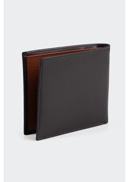 Hakiki Deri, El Yapımı, Erkek Cüzdan, 6 Kart Yuvalı, 4003 Kahve-Taba modelleri