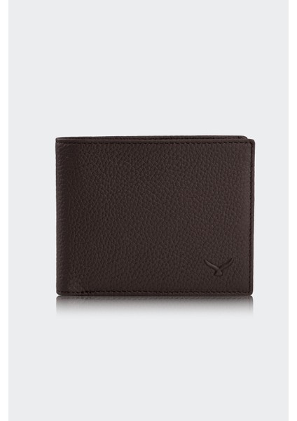 Hakiki Deri, El Yapımı, Erkek Cüzdan, 6 Kart Yuvalı, 4001 Kahve