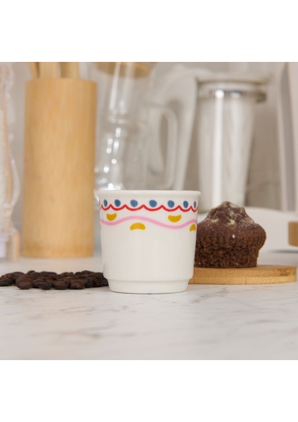 Kitchen Magique Espresso Fincanı - Renkli - 80 ml fiyatları