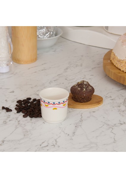 Kitchen Magique Espresso Fincanı - Renkli - 80 ml modelleri