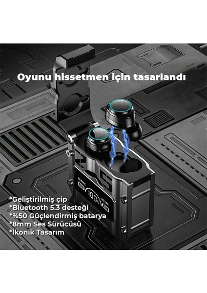 Zippo 25 Powerbank Özellikli Bluetooth Kulaklık