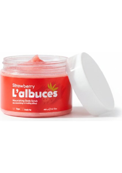 Strawberry Body Scrub 400GR – Vegan, Temiz Içerikli, Çilek Kokulu Pürüzsüz Cilt Bakımı fiyatları