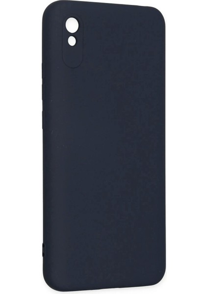 Bfs Xiaomi Redmi 9A Kılıf Nano Içi Kadife Silikon - Lacivert modelleri