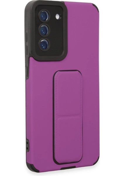 Bfs Samsung Galaxy S21 Fe Kılıf Mega Standlı Silikon - Mor fiyatları