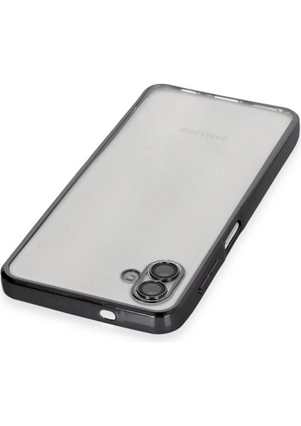 Bfs Samsung Galaxy A04 Kılıf Razer Lensli Silikon - Siyah modelleri