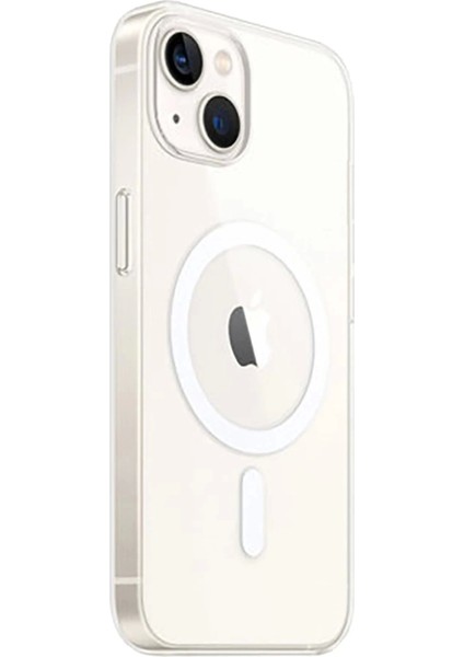 Bfs iPhone 15 Plus Kılıf Magneticsafe Şeffaf Silikon - Şeffaf