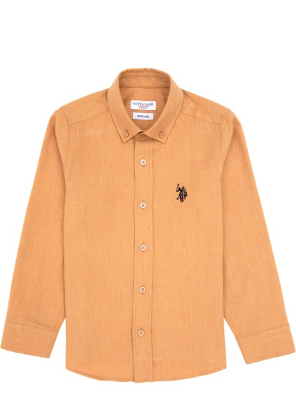 Erkek Çocuk Camel Gömlek Basic 50316769-VR015