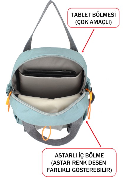 Fonksiyonel Ultra Hafif Kadın Sırt Çanta El ve Omuzda Kullanım Yandan Cepli Yeni Nesil Su Itici Kumaş modelleri