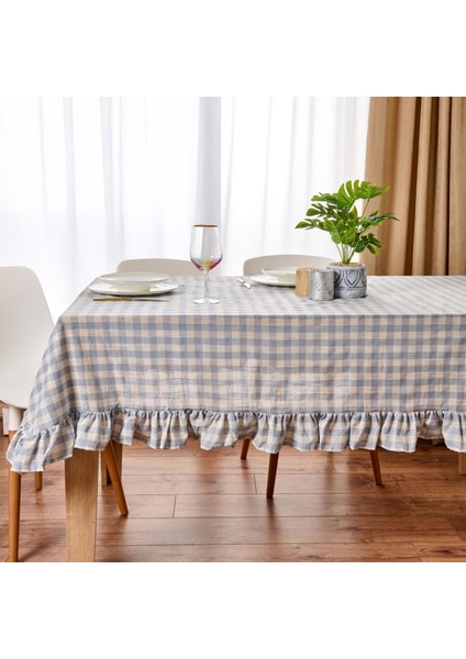 Caddy Masa Örtüsü - Ekru / Mavi - 150X200 cm fiyatları