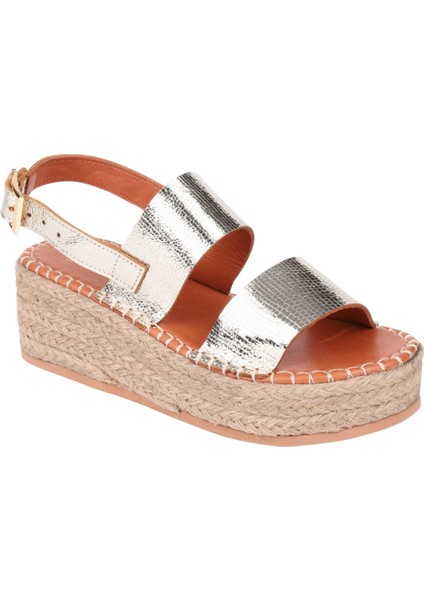 Kadın Kalın Taban Sandalet Dore modelleri