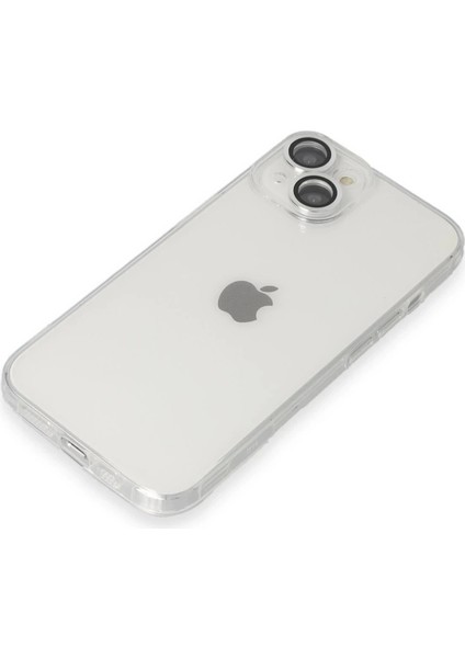 Bfs iPhone 14 Kılıf Luko Lens Silikon - Gümüş fırsatları