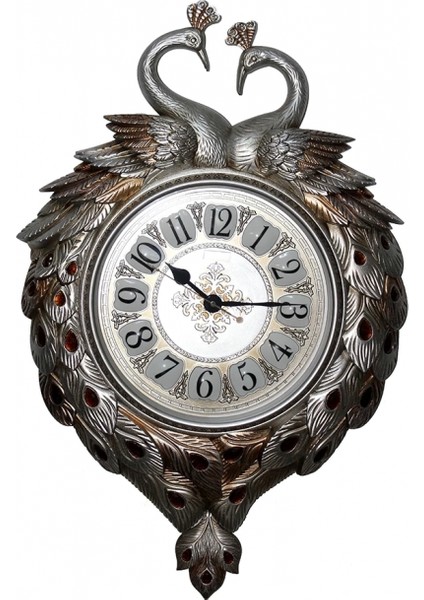 Duvara Asmalı Tavuskuşu Saat ALK1673