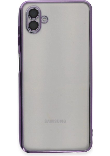 Bfs Samsung Galaxy A04 Kılıf Razer Lensli Silikon - Mor fiyatları
