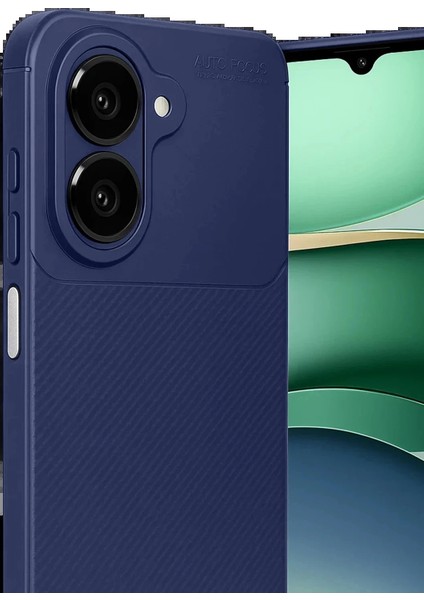 Bfs Samsung Galaxy A07 Auto Focus Karbon Kapak - Lacivert modelleri