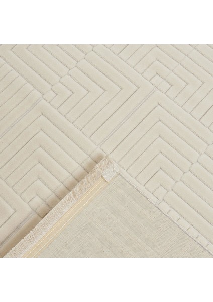 Halı Happy Dekoratif Halı - Krem - 80X150 cm modelleri