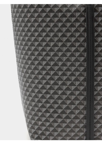 Içi Çıkabilir Baskılı Shopper Omuz Çantası modelleri