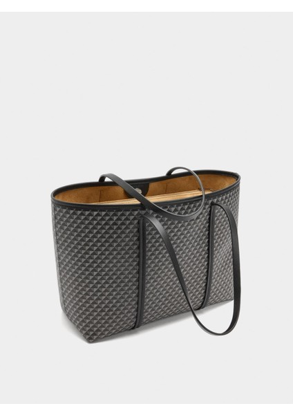Içi Çıkabilir Baskılı Shopper Omuz Çantası fırsatları