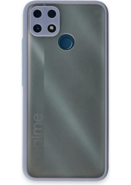 Bfs Realme C25 Kılıf Montreal Silikon Kapak - Gri