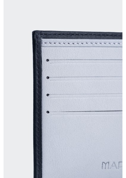 Hakiki Deri, El Yapımı, Erkek Cüzdan, 6 Kart Yuvalı, 4003 K.mavi-Gri fırsatları