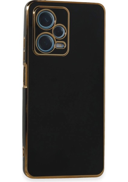Bfs Xiaomi Redmi Note 12 Pro Plus Kılıf Volet Silikon - Siyah