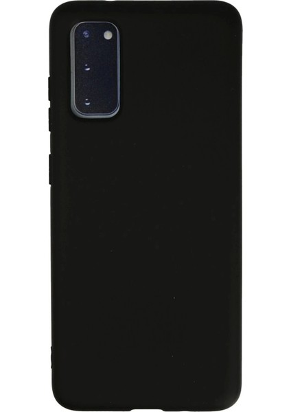 Bfs Samsung Galaxy S20 Kılıf Nano Içi Kadife Silikon - Siyah