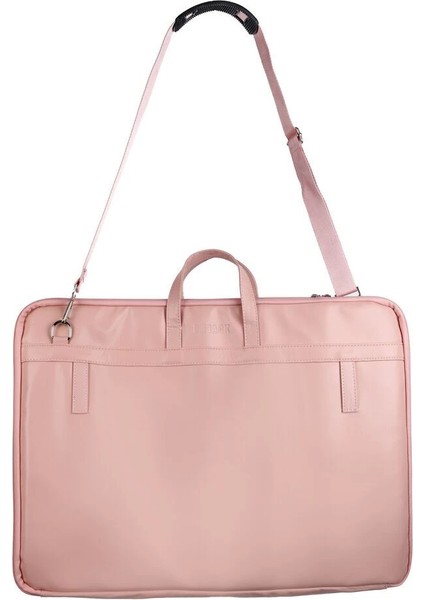 Bback Deri Proje Resim Çantası 55X75 Cm. Pastel Pembe