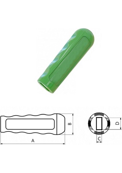 901-2-Y Tutma Sapı Yeşil 23880
