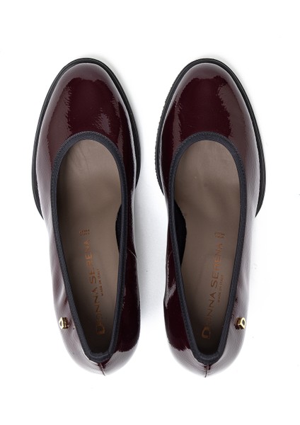 Kadın Topuklu/ Stiletto 4L5863DS Donna Serena 5863DS Slıde Naplack Bordeaux