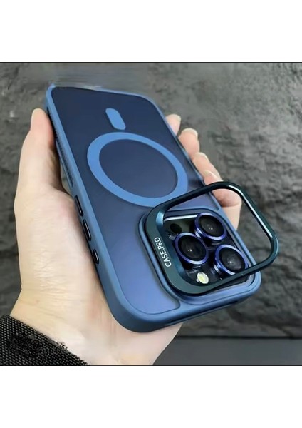 Apple iPhone 14 Pro Max Kamera Lens Koruma Hediyeli Magsafe Özellikli Standlı Premium Lüks Kılıf fiyatları