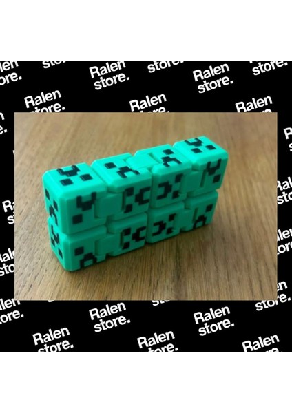 Ralen Store Minecraft Mini Creeper Sonsuz Küp Stres Oyuncağı Fidget | 8X4CM | Yeşil ( Yüksek Kalite 3D Baskı Pla ) indirimleri