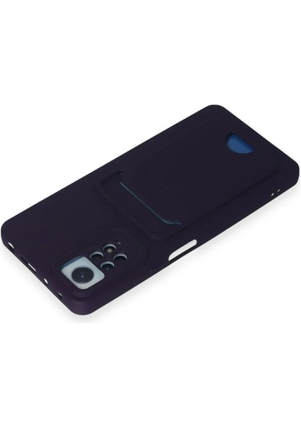 Bfs Xiaomi Redmi Note 11 Pro Kılıf Kelvin Kartvizitli Silikon - Derin Mor modelleri