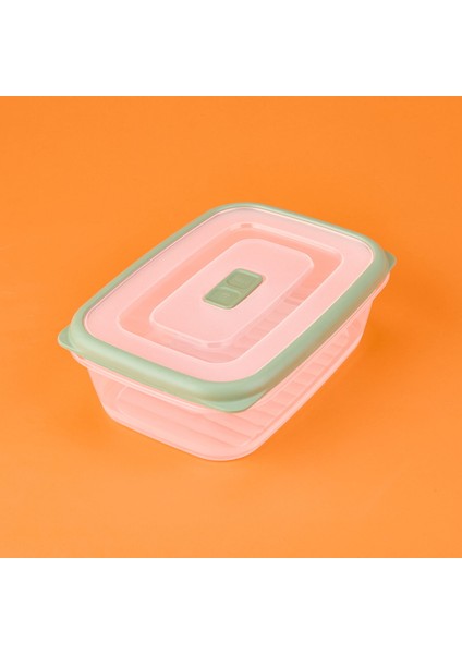 Plastik Saklama Kabı - Şeffaf / Yeşil - 1 Lt fiyatları