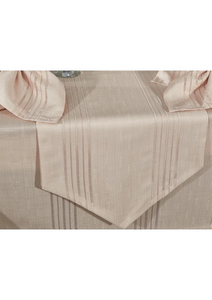 Corvver 26 Parça Dertsiz Masa Örtüsü Takımı Bej fiyatları