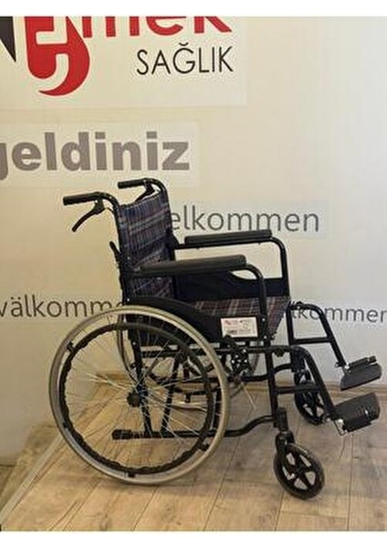 Wipperman Marka Katlanabilir Refakatçi Frenli Manuel Tekerlekli Sandalye Katlanabilir