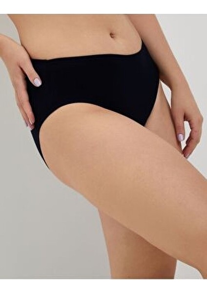 Kadın Pamuklu Bato Külot - 3 Adet Siyah - 3'lü Paket Büyük Beden Dahil Iç Çamaşırı indirimleri