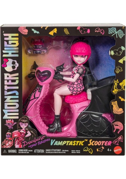 JDR61 High Vamptastic Scooter Draculaura