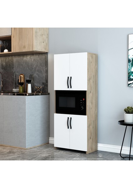 150 cm Mikrodalga – Fırın Dolabı | Çok Amaçlı Mutfak Dolabı | Fonksiyonel Saklama Dolabı
