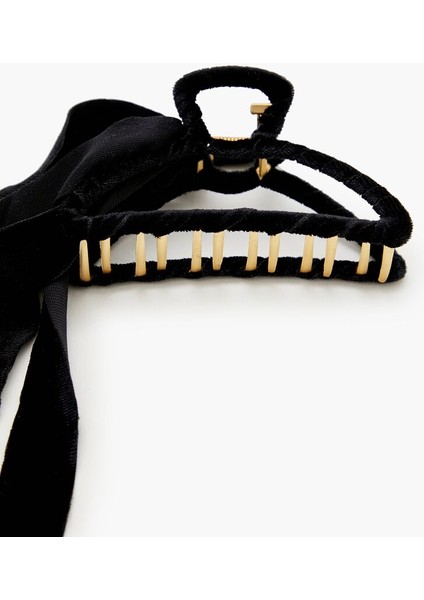 Kadife Fiyonklu Saç Tokası modelleri