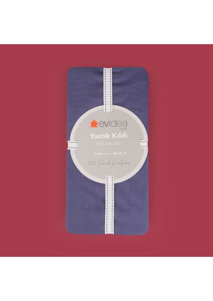 Soft Basic 2'li Yastık Kılıfı - Ekru - 50X70 cm