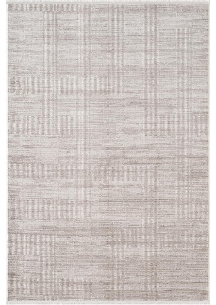 Indigo ID011G Gri Modern Desen Akrilik Iplik Tozu Az Pamuk Taban Salon Mutfak Halısı