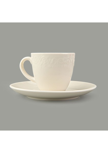 Kitchen Arnea 6'lı Kahve Fincan Takımı - Krem - 90 ml modelleri