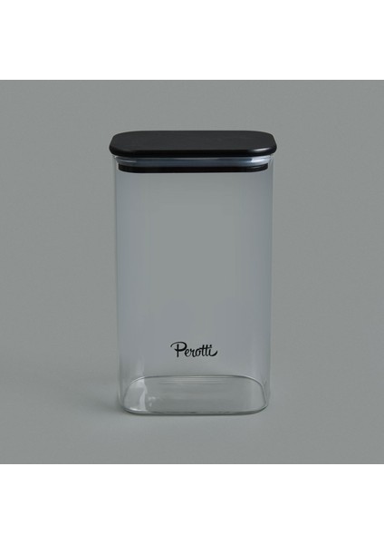 Porter Saklama Kabı - Siyah / Şeffaf - 1,5 Lt