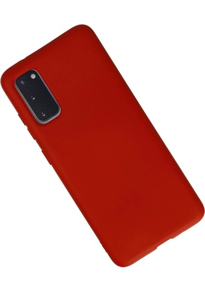 Bfs Samsung Galaxy S20 Kılıf Nano Içi Kadife Silikon - Kırmızı fiyatları